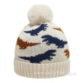 children knitted hats wih fleece lining